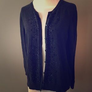 Croft and Borrow Beaded Cardigan Sweater